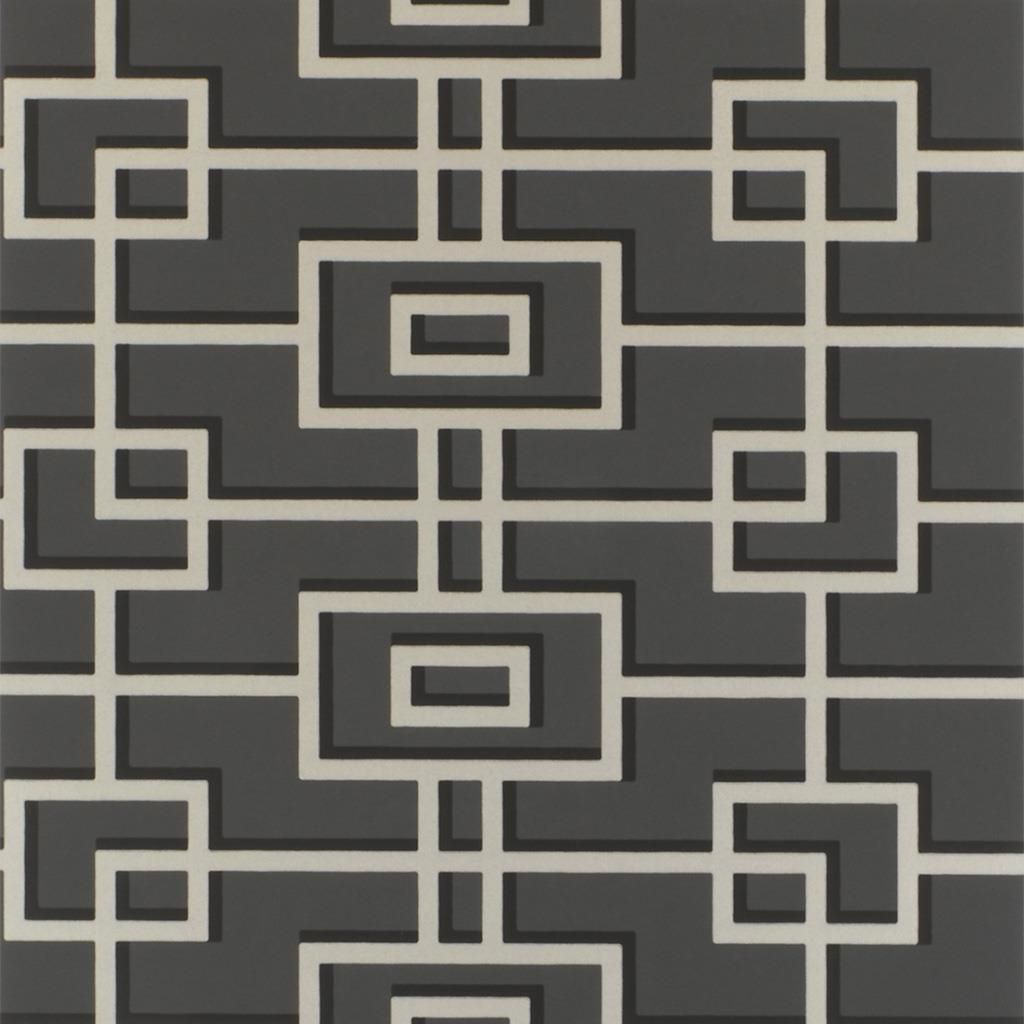 Обои Designers Guild Geometric volume 1 Rheinsberg - Noir P533/05